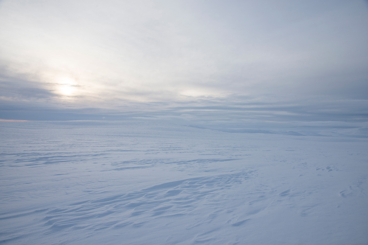 Varanger peninsula in winter