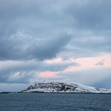 Hornøya in winter