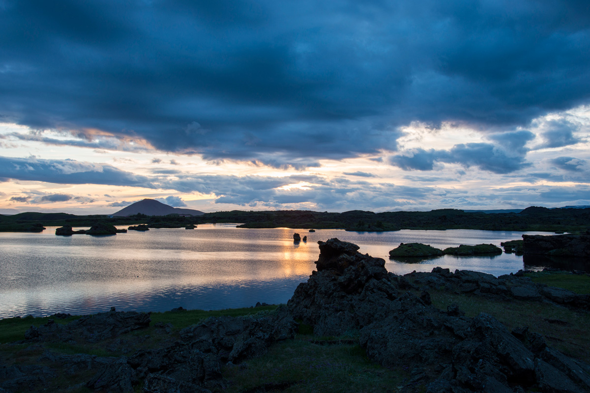 Abendstimmung am Mývatn