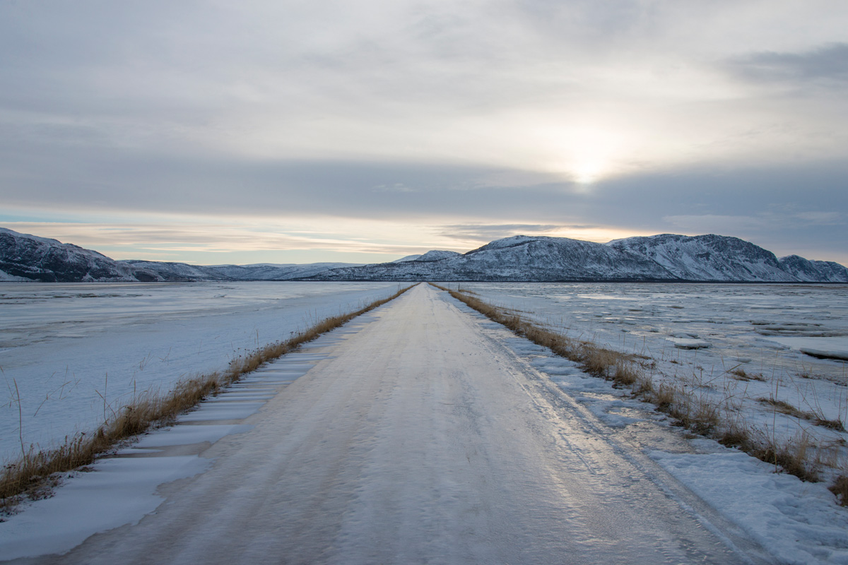 Mouth of Tana in winter