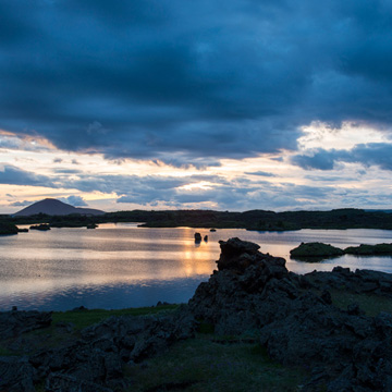 Mývatn at dusk