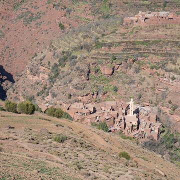 Berberdorf im Hohen Atlas