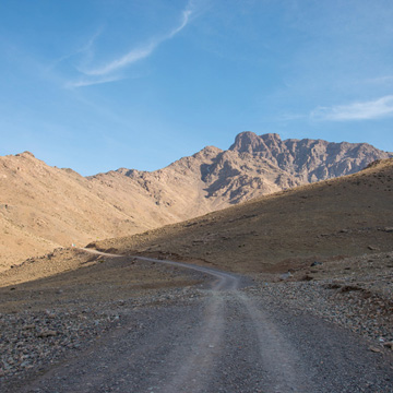 Road above Oukaïmeden